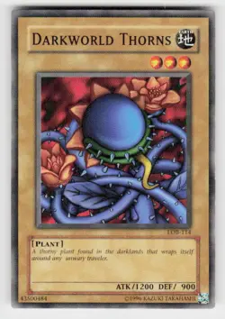 The Legend of Blue Eyes White Dragon #LOB-114 Darkworld Thorns - Image 1