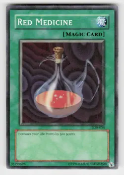 The Legend of Blue Eyes White Dragon #LOB-054 Red Medicine - Image 1