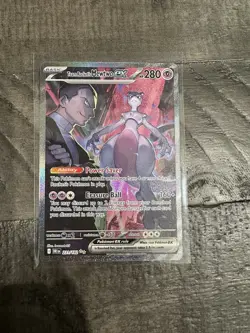 Pokemon TCG Destined Rivals Team Rockets Mewtwo EX Card 231/182 - Image 1