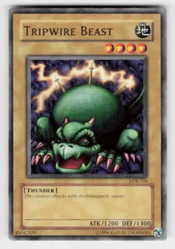 The Legend of Blue Eyes White Dragon #LOB-104 Tripwire Beast - Image 1