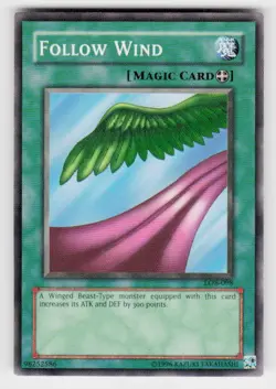 The Legend of Blue Eyes White Dragon #LOB-098 Follow Wind - Image 1