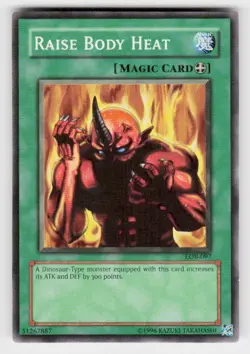 The Legend of Blue Eyes White Dragon #LOB-097 Raise Body Heat - Image 1