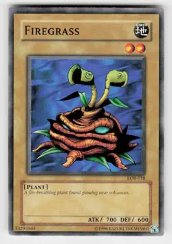 The Legend of Blue Eyes White Dragon #LOB-018 Firegrass - Image 1