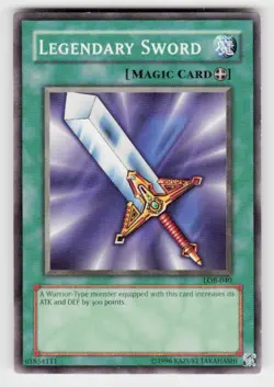The Legend of Blue Eyes White Dragon #LOB-040 Legendary Sword - Image 1