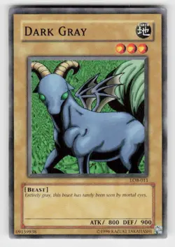 The Legend of Blue Eyes White Dragon #LOB-011 Dark Gray - Image 1