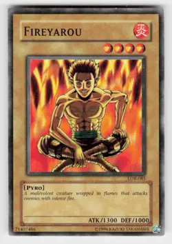 The Legend of Blue Eyes White Dragon #LOB-085 Fireyarou - Image 1