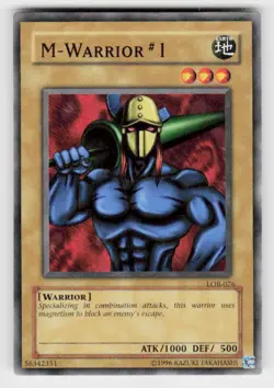 The Legend of Blue Eyes White Dragon #LOB-076 M-Warrior #1 - Image 1