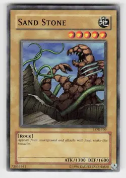 The Legend of Blue Eyes White Dragon #LOB-109 Sand Stone - Image 1