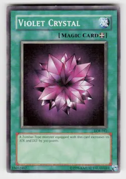 The Legend of Blue Eyes White Dragon #LOB-042 Violet Crystal - Image 1