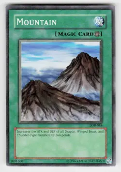 The Legend of Blue Eyes White Dragon #LOB-048 Mountain - Image 1