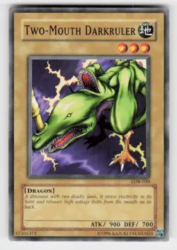 The Legend of Blue Eyes White Dragon #LOB-030 Two-Mouth Darkruler - Image 1