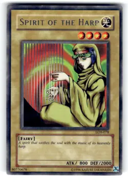 The Legend of Blue Eyes White Dragon #LOB-078 Spirit of the Harp - Image 1