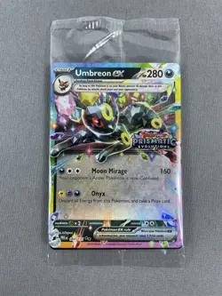 Pokemon Prismatic Evolutions Umbreon ex 60/131 Surprise Box Stamped Promo Sealed - Image 1