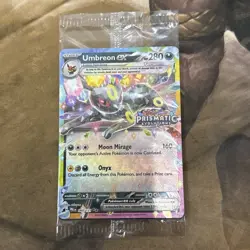 Pokemon Prismatic Evolutions Umbreon ex 60/131 Surprise Box Stamped Promo Sealed - Image 1