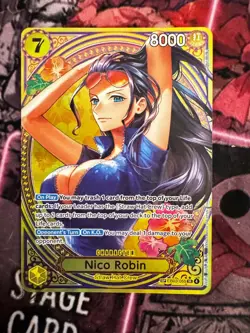 ONE PIECE Card Game Nico Robin EB03-055 SP Parallel Heroines English 2026 - Image 1