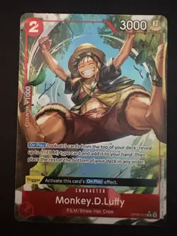 Monkey.D.Luffy (Alternate Art) OP06-013 Wings of the Captain Foil One Piece - Image 1
