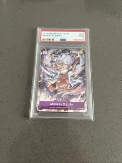 One Piece Purple Monkey D. Luffy P-041 Promo Starter Deck PSA 9 - Image 1