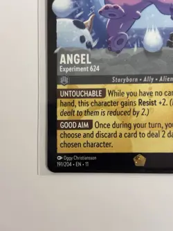 Disney Lorcana Winterspell: Angel Experiment 624 (Normal) 191/204 - Image 5