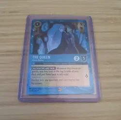 The Queen Mirror Seeker Glimmer Foil Disney Lorcana First Chapter Promo 12/P3 - Image 1