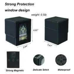 AEGIS GUARDIAN Card Deck Box for MTG, Commander Window Display, Trading Card ... - Image 2
