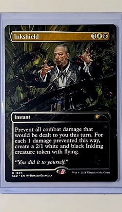 2024 MTG Magic the Gathering SLD Secret Lair Drop Borderless #1694 Inkshield - Image 1