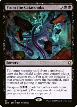 X 1 From the Catacombs NM Battle for Baldur's Gate 671 MTG Magic The Gathering - Image 1