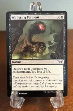 Withering Torment MTG Duskmourn: House of Horror NonFoil DSK Magic The Gathering - Image 1