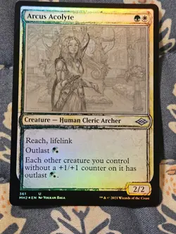 Arcus Acolyte Foil Showcase - Modern Horizons 2 MTG Magic LP - Image 1