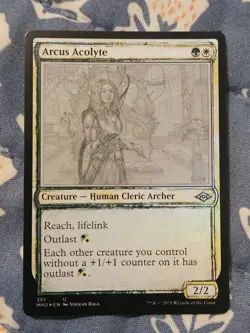 Arcus Acolyte Foil Showcase - Modern Horizons 2 MTG Magic LP - Image 2