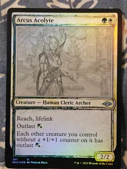 Arcus Acolyte Foil Showcase - Modern Horizons 2 MTG Magic LP - Image 3