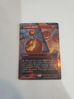Pumpkin Bombs - (Borderless) - Marvel's Spiderman (SPE) - MTG Foil - Image 1