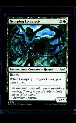 2024 MTG Magic The Gathering DSK Duskmourn #180 Grasping Longneck - Image 1