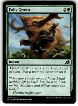 FOIL MTG NM Fully Grown Ikoria: Lair of Behemoths Regular - Image 1