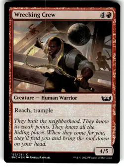 FOIL MTG NM Wrecking Crew Streets of New Capenna Regular - Image 1