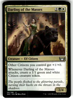 Darling of the Masses Streets of New Capenna Regular MTG - Image 1