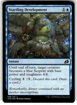 FOIL MTG NM Startling Development Ikoria: Lair of Behemoths Regular - Image 1