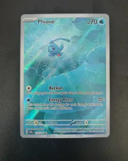 Pokemon TCG Phione 175/167 Twilight Masquerade Illustration Rare NM/Mint - Image 1
