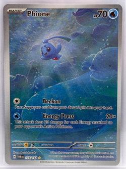 Pokemon TCG Phione 175/167 – Twilight Masquerade – Illustration Rare – NM - Image 1