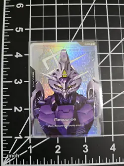 Gundam Kimaris R-019 C+ Foil Resource Gundam Card Game Dual Impact NM/M - Image 1