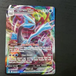 Pokemon Kyurem VMAX Holo Rare Card 49/196 Lost Origin Series 049/196 - Image 3