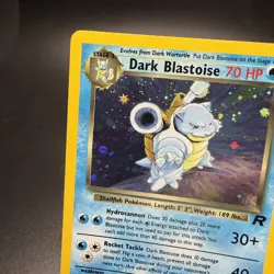 Dark Blastoise 3/82 Holo Rare Vintage Team Rocket WOTC Pokemon Card NM - Image 3