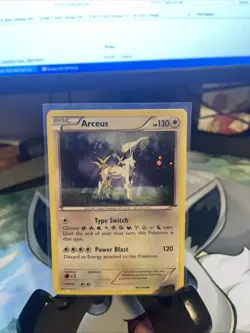 Arceus COSMOS HOLO Black Star PROMO card XY197 XY Legendary Pokemon TCG 2017 - Image 1