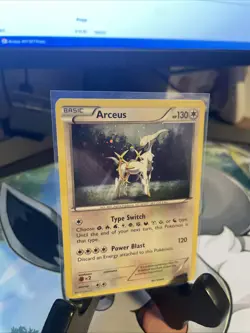 Arceus COSMOS HOLO Black Star PROMO card XY197 XY Legendary Pokemon TCG 2017 - Image 2