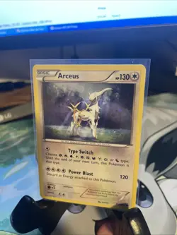 Arceus COSMOS HOLO Black Star PROMO card XY197 XY Legendary Pokemon TCG 2017 - Image 3