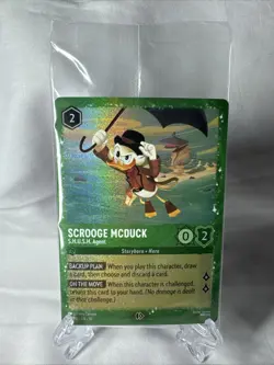 Scrooge McDuck - S.H.U.S.H. Agent 36 Disney Lorcana Promo Card Holo SEALED - Image 1