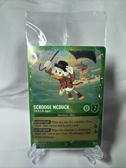 Scrooge McDuck - S.H.U.S.H. Agent 36 Disney Lorcana Promo Card Holo SEALED - Image 3