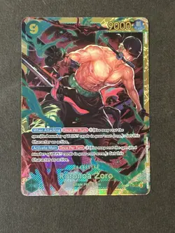 Roronoa Zoro OP06-118 SEC PRB02 One Piece Card TCG English NM/M - Image 1