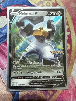 Melmetal V - SWSH224 - Pokemon Sword & Shield Promo Ultra Rare Holo Card NM - Image 1