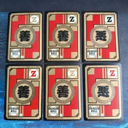 Dragon Ball z super battle Part 10 Prism Holo cards Set of 6 Bandai Japan 1994 - Image 2