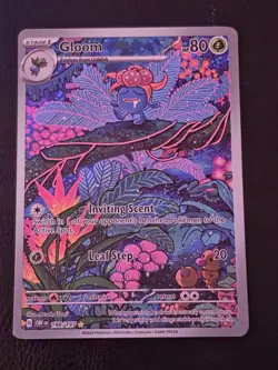 Gloom Obsidian Flames Holo Illustration Rare Card 198/197 Near Mint Condition - Image 1